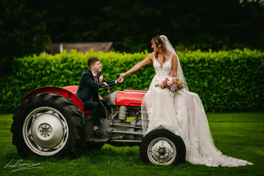 Wedding At Hyde Bank Farm